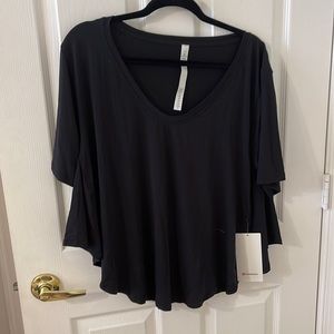 Lulu lemon up for down time short sleeve shirt. Brand new never worn.